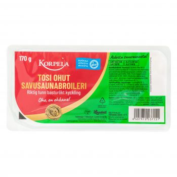 Tosi ohut savusaunabroileri