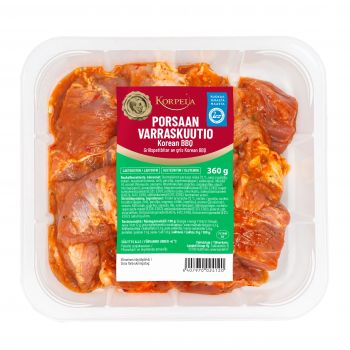 Porsaan varraskuutio Korean BBQ