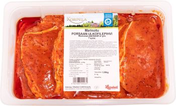 Porsaan ulkofilepihvi marinoitu