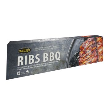 Ribs BBQ kypsä