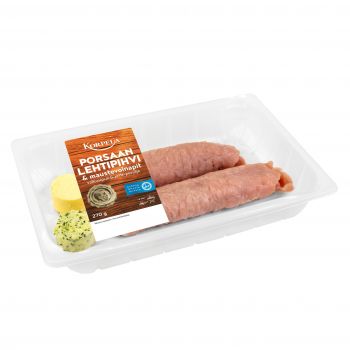 Porsaan lehtipihvi & maustevoit
